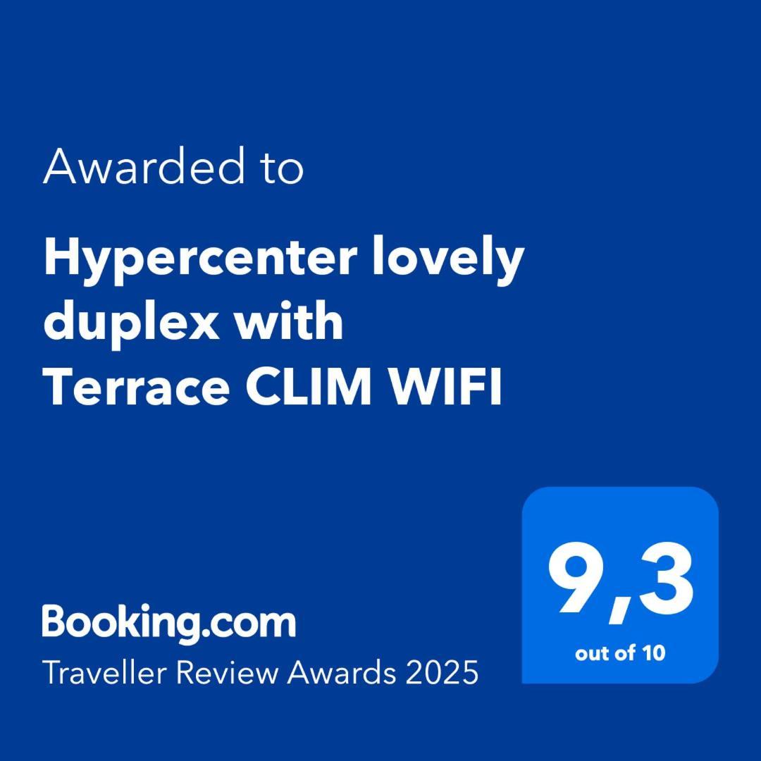 Hypercenter Lovely Duplex With Terrace Clim Wifi 普罗旺斯地区艾克斯 外观 照片